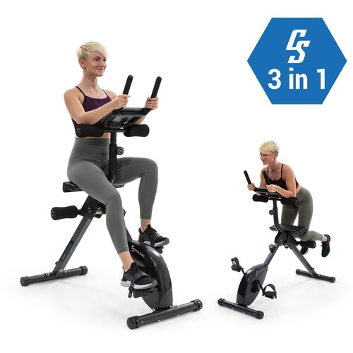 Capital Sports Azura Fusion, domači trenažer, 3 v 1, kardio / stacionarno kolo, AB simulator Slike