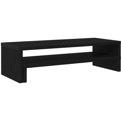 VidaXL Stojalo za monitor črna hrast 54x22x15 cm inženirski les, (22012486) Slike