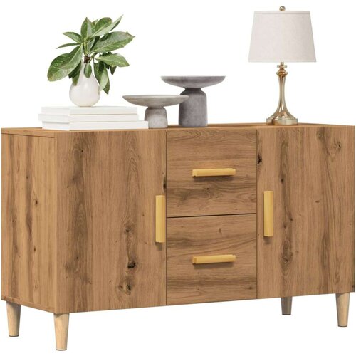 VidaXL Komoda boja hrasta artisan 100 x 36 x 60 cm konstruiranog drva Slike