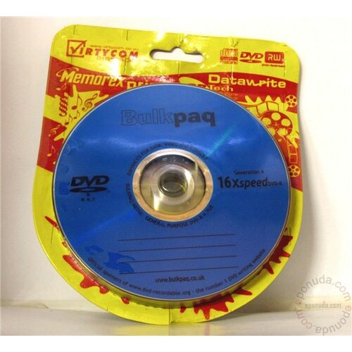 Bulkpaq DVD-R 4.7GB 8X BLISTER PACK disk Slike