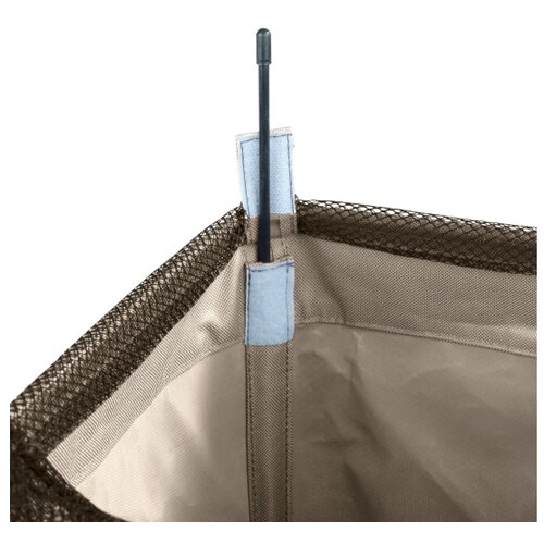 Wenko 3450113100 - Korpa za veš CORNO 18,5x60 cm bež/crna Cene