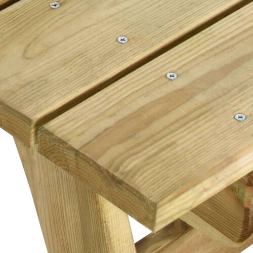 VidaXL Vrtni stol 220 x 74 x 75 cm od impregnirane borovine Slike
