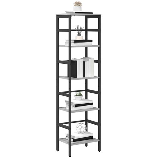  Polica Siva Sonoma 40 x 29,5 x 149 cm Konstruirano drvo Slike