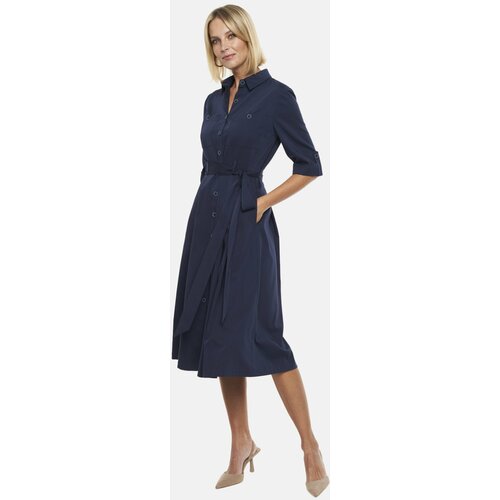 Potis & Verso Woman's Dress Leta Navy Blue Cene