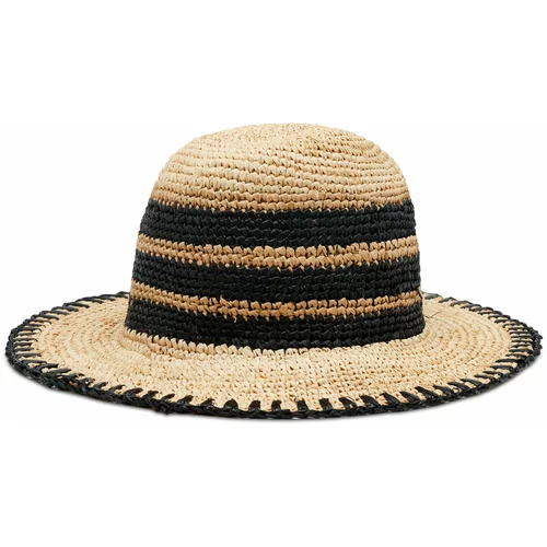 Manebi Klobuk Panam Hat Black And Tan