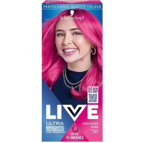 LIVE Color XXL Ultra Bright boja za kosu 93 Šokantno roze Slike