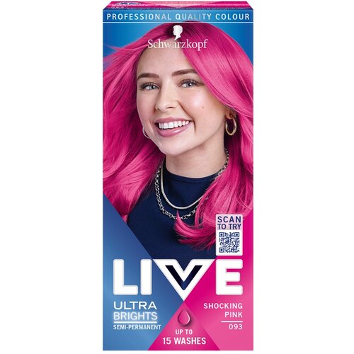 LIVE Ultra Brights Barva za Lase 093 - Intenzivno Roza, (22068031) Cene