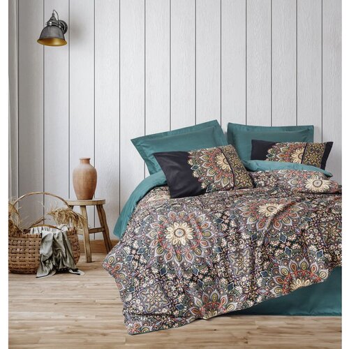  Ornate - Petrol Saten Set za Pokrivač Cene