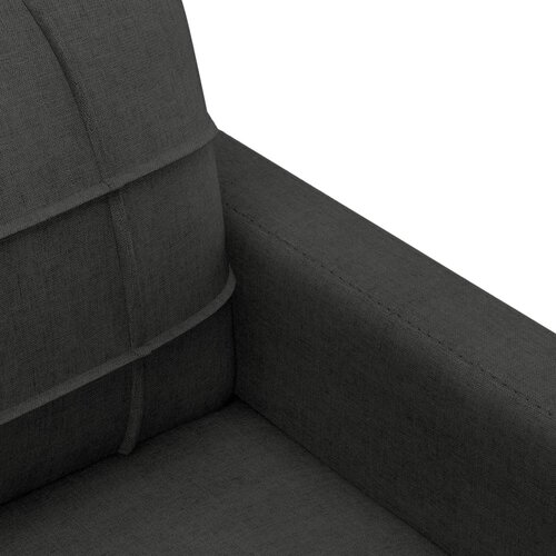  3-dijelni set sofa s jastucima crni od mikrovlakana Slike