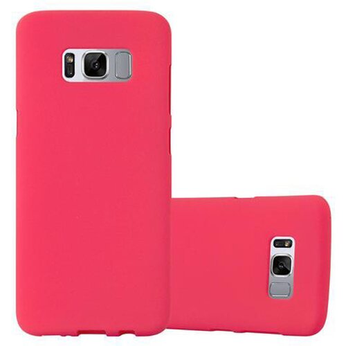 Cadorabo Ohi&scaron;je, združljiv s Samsungom v Frost Red - Za&scaron;čitni pokrov iz fleksibilnega silikona TPU, (20570806) Cene