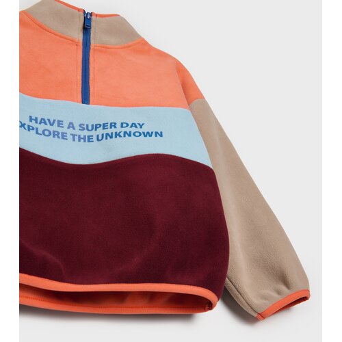 Sinsay Flis majica half-zip Active Slike