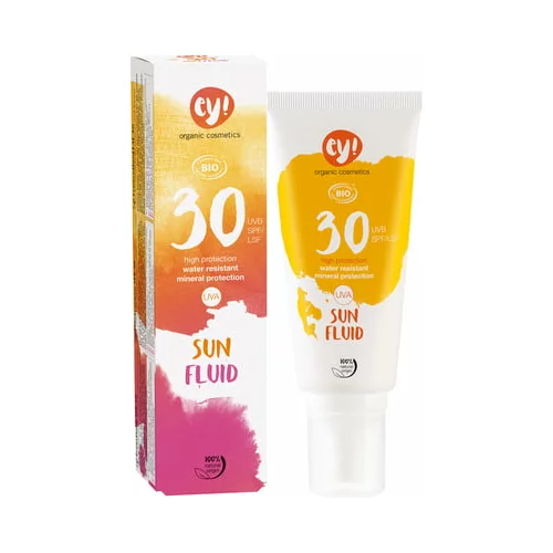 ey! organic cosmetics sun fluid spf 30