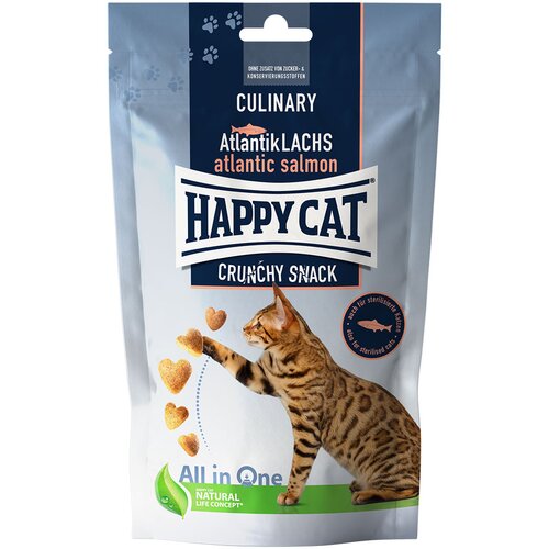 Happy Cat Culinary Crunchy Snack atlantski losos - 70 g Cijene