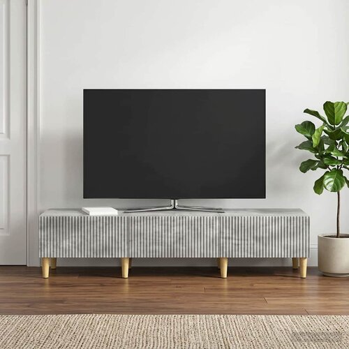  ormar Betonska siva 147 x 34,5 x 30 cm Konstruirano drvo Slike