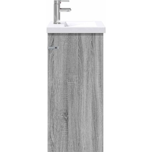 Set namje&amp;scaron;taja za kupaonicu Siva Sonoma 61 x 40 x 84,5 cm Slike