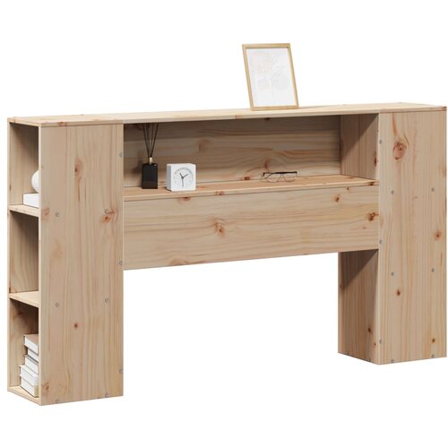 Maison Chic Posteljno vzglavje - Vzglavna omarica - Nočna omarica s predelki 140 cm trdna borovina, (21707380) Cene