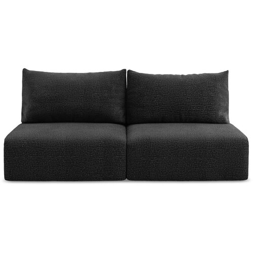 Makamii Crna sklopiva/s prostorom za odlaganje sofa 216 cm Kalena – Cijene