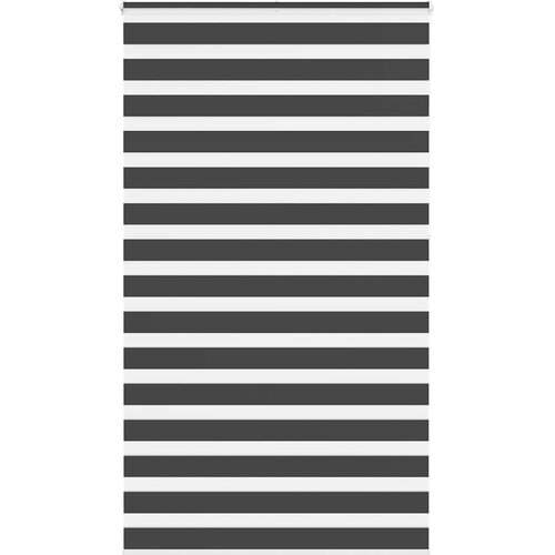 vidaXL idaXL Zebra senčilo črna 135x230 cm tkanina širina 130,9 cm poliester Cene