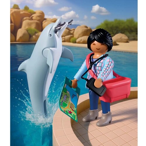 Playmobil Živalski vrt: Delfin in obiskovalka - 1 k. Cene