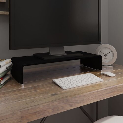  Stalak za TV/Monitor Staklo Crni 60x25x11 cm Cijene