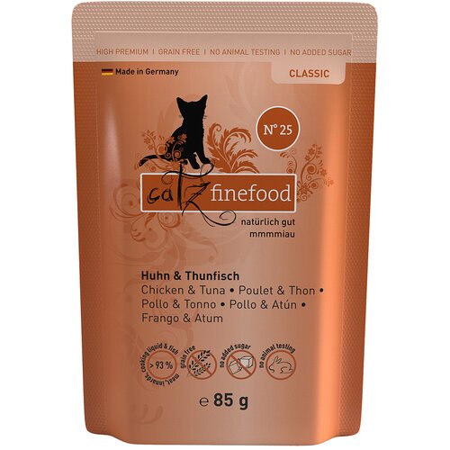catz finefood vrečka 8 x 85 g - Piščanec & tuna Cene