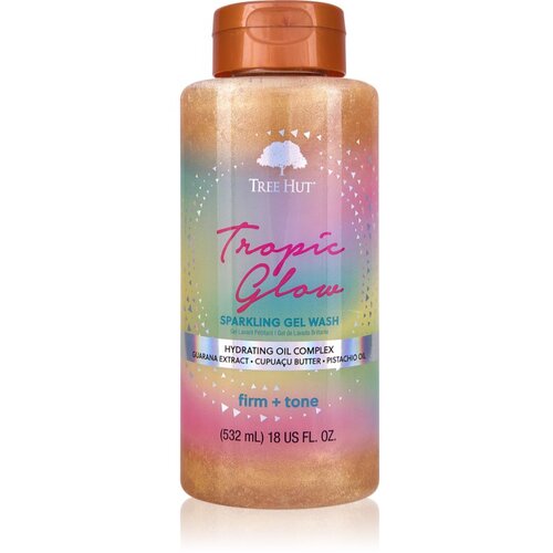 TREE HUT Tropic Glow Foaming Gel Wash vlažilen gel za prhanje za ble&amp;scaron;čeč sijaj 532 ml Slike