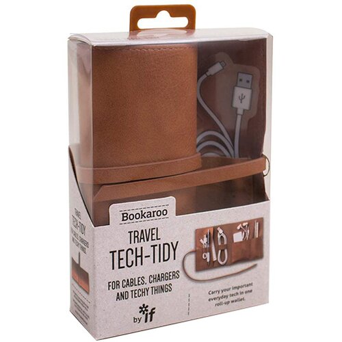 That Company Called IF set za putovanja - Bookaroo Tech Tidy, Brown Cene