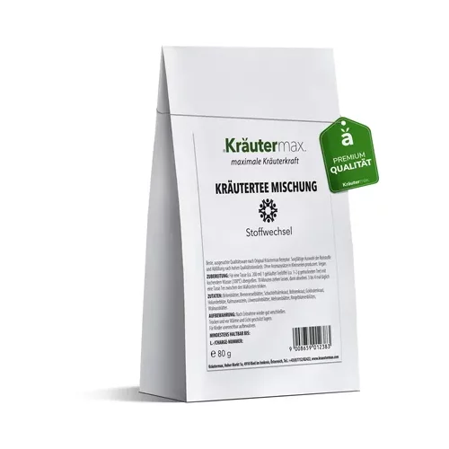Kräuter Max Biljna čajna mješavina "Metabolizam" - 80 g