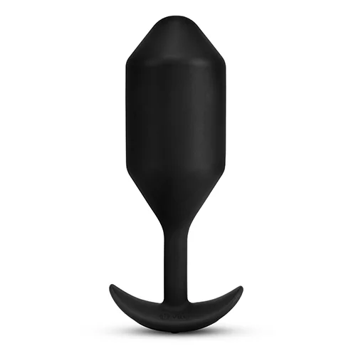 b-Vibe Vibracijski analni čep - Snug Plug 5 XXL, črn