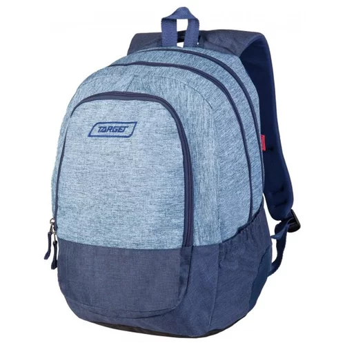 Target Šolska torba 3ZIP Blue Melange 26644 - šolski nahrbtnik,