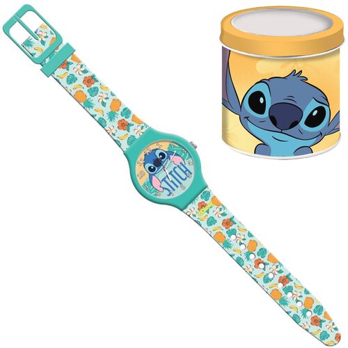 Luna analogni ručni sat s motivom Disneyjevog Stitcha u metalnoj poklon kutiji Cijene