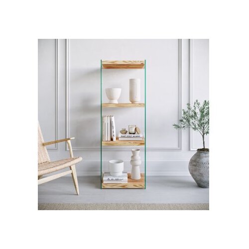 Hanah home niagara R303 oak bookshelf polica za knjige Slike