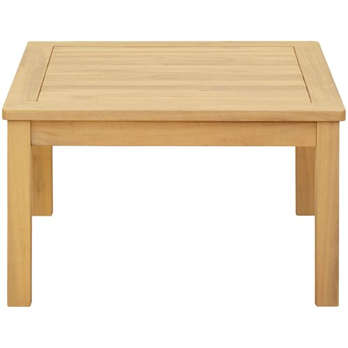  Kava Stol Svijetla akacija 60 x 60 x 36 cm Čvrsto drvo akacije Slike
