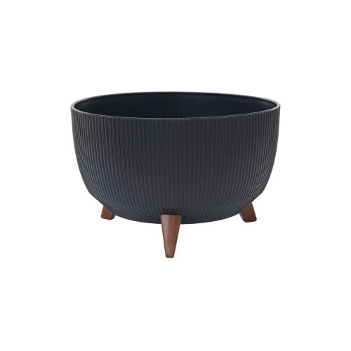 Siena Garden OSLO STRIPE LA960-82 posuda za biljke polipropilen antracitna boja Cijene