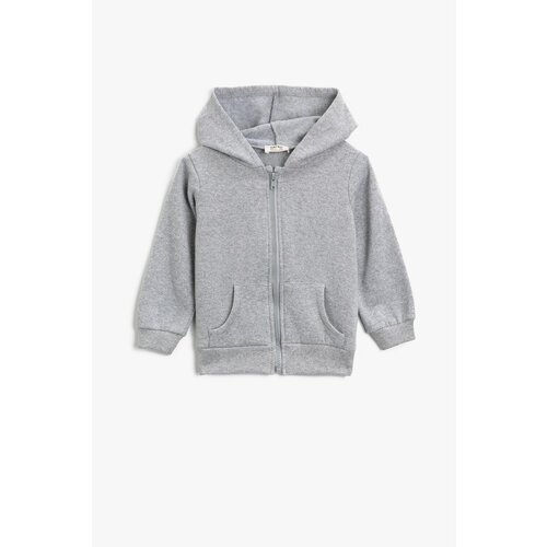 Koton gray girls' sweatshirt Slike