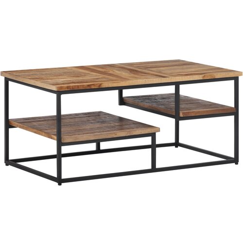 Furnova Klubska mizica 90x50x39 cm trdna predelana tikovina, (21914132) Slike