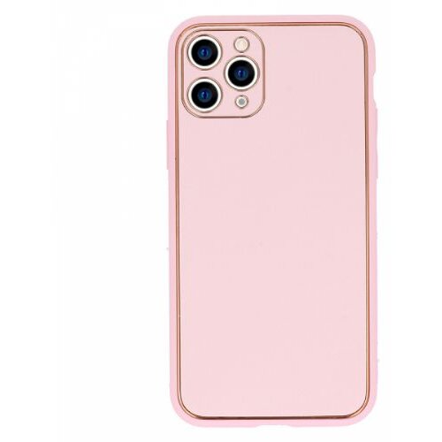 Nillkin luxury silikonski ovitek za xiaomi mi 11 - roza z zlatim robom Cene