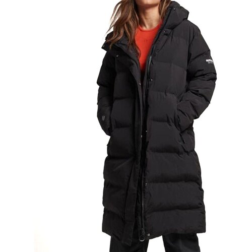 Superdry zenska jakna hooded longline puffer jacket Cene