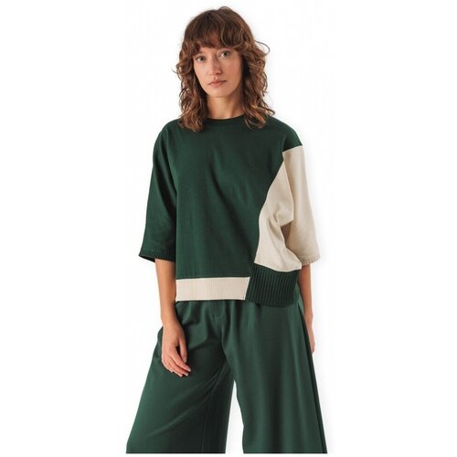 SKFK Majice brez rokavov T-Shirt Aloria-Gots - Olive Green Zelena Cene