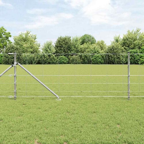 vidaXL ograja 0.8x50 m iz galvaniziranega jekla Cene