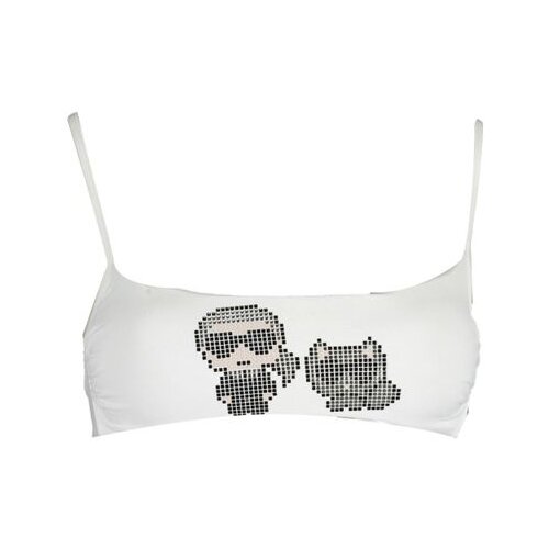 Karl Lagerfeld Gornji Dio Kupaćeg Kostima za Žene - Bijeli Cijene