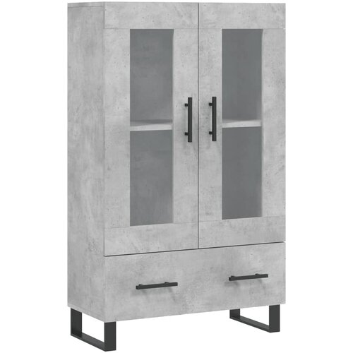 Maison Chic Visoka omara - Komoda - Predalnik betonsko siva 69,5x31x115 cm inženirski les, (21722571) Cene