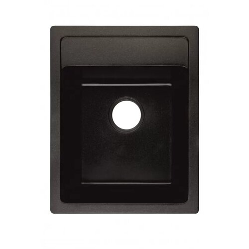 Inter Ceramic Sudopera usadna pravougaona 50x40x20 sifon 11cm granit crna+s1 Cene