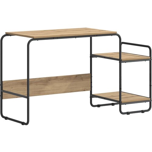  Stol s pohranom Hrast artisan 131.5 x 50 x 75.5 cm Slike