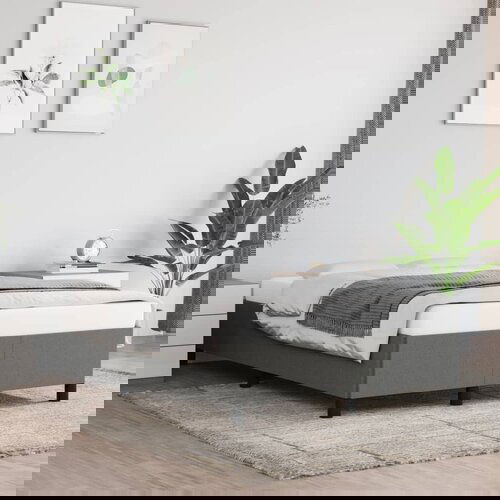 Furnova Posteljni okvir brez vzmetnice temno siva 120x190 cm blago, (21941362) Slike