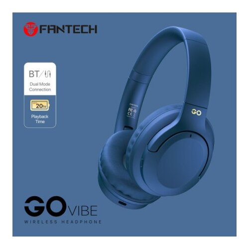 Fantech wh05 bluetooth slušalice go vibe plava Cene