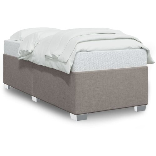 VidaXL Posteljni okvir taupe 90x190 cm blago Slike