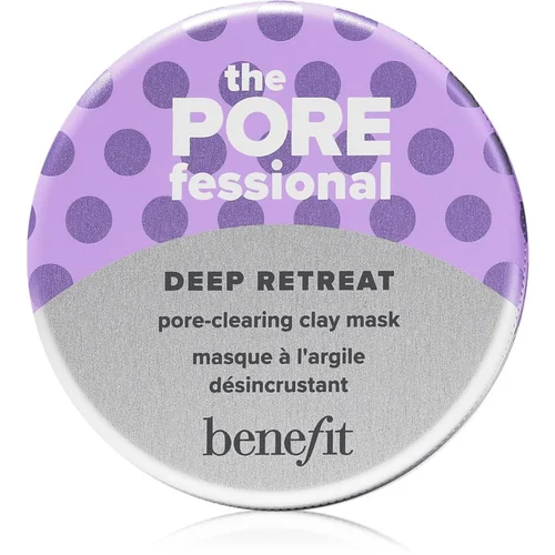 Benefit The POREfessional Deep Retreat maska od gline za čišćenje lica za proširene pore 75 ml