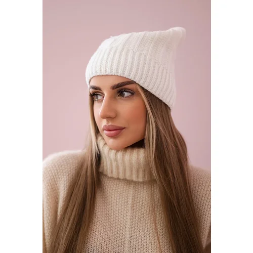 Kesi marka niezdefiniowana Cap with fleece Anna K238 ecru