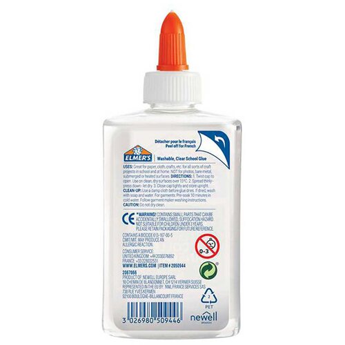 ELMER&amp;#039;S Lepilo Elmer&amp;amp;apos;s, brezbarvno, 147 ml Slike